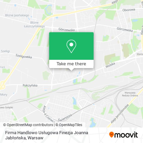 Firma Handlowo Usługowa Finezja Joanna Jabłońska map