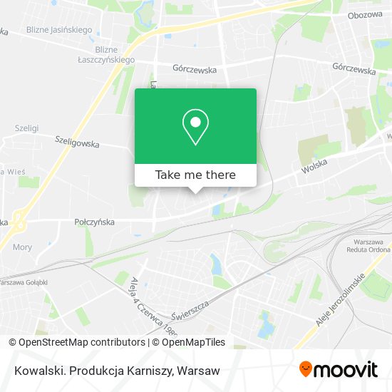 Kowalski. Produkcja Karniszy map