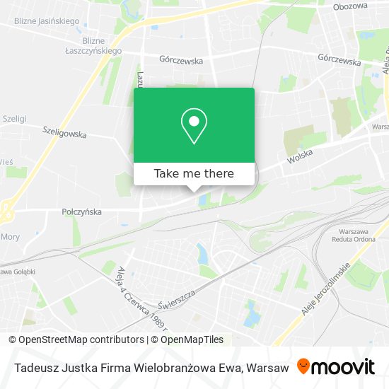 Tadeusz Justka Firma Wielobranżowa Ewa map