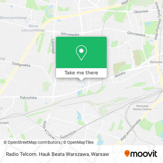 Radio Telcom. Hauk Beata Warszawa map