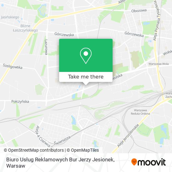 Biuro Usług Reklamowych Bur Jerzy Jesionek map