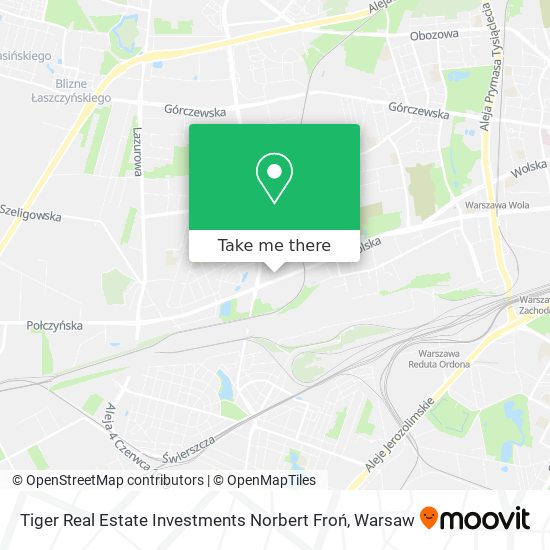 Карта Tiger Real Estate Investments Norbert Froń