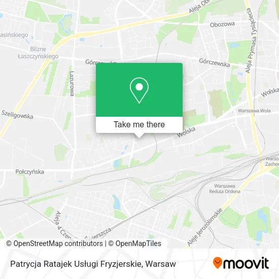 Patrycja Ratajek Usługi Fryzjerskie map