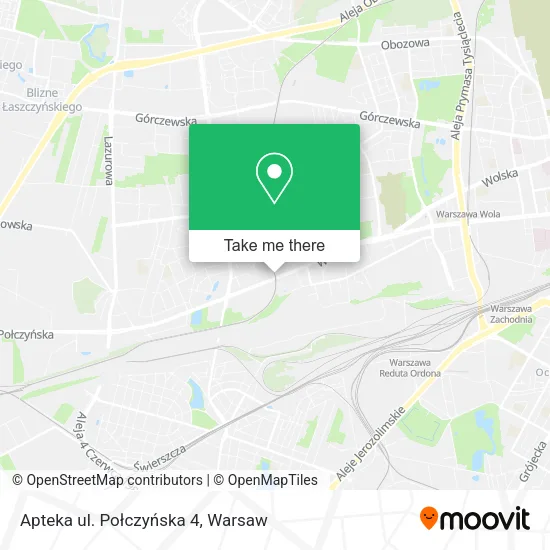 Apteka ul. Połczyńska 4 map