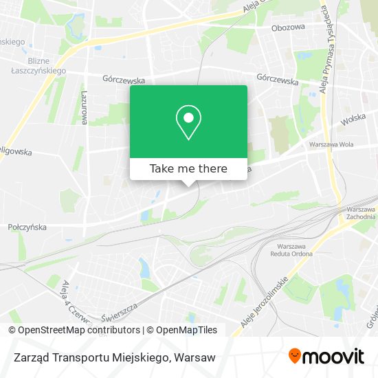 Zarząd Transportu Miejskiego map