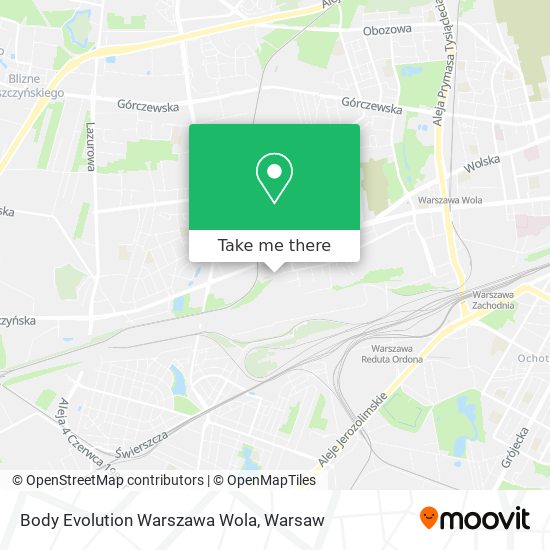 Карта Body Evolution Warszawa Wola