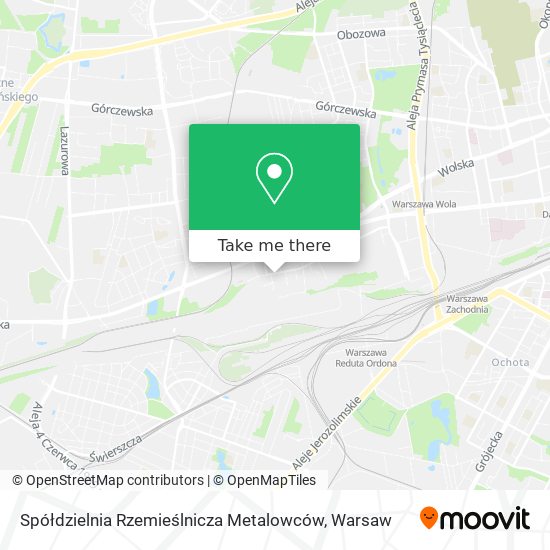 Карта Spółdzielnia Rzemieślnicza Metalowców