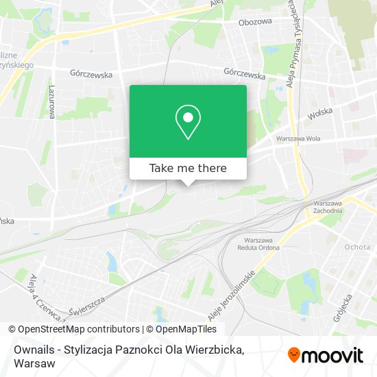 Ownails - Stylizacja Paznokci Ola Wierzbicka map