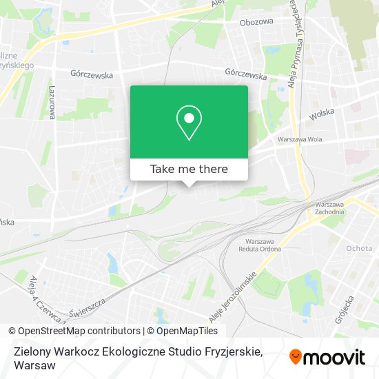 Zielony Warkocz Ekologiczne Studio Fryzjerskie map