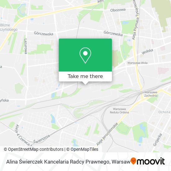 Alina Świerczek Kancelaria Radcy Prawnego map