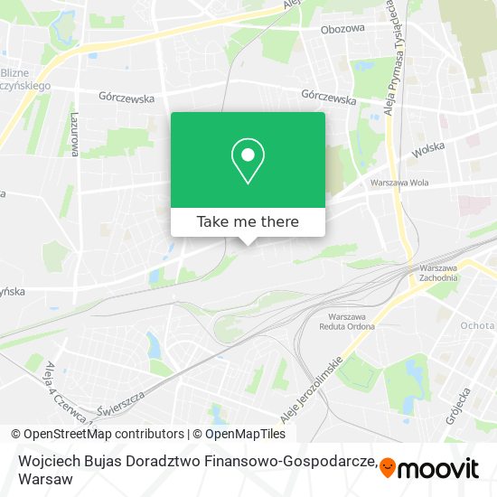 Wojciech Bujas Doradztwo Finansowo-Gospodarcze map