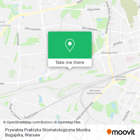 Prywatna Praktyka Stomatologiczna Monika Bugajska map