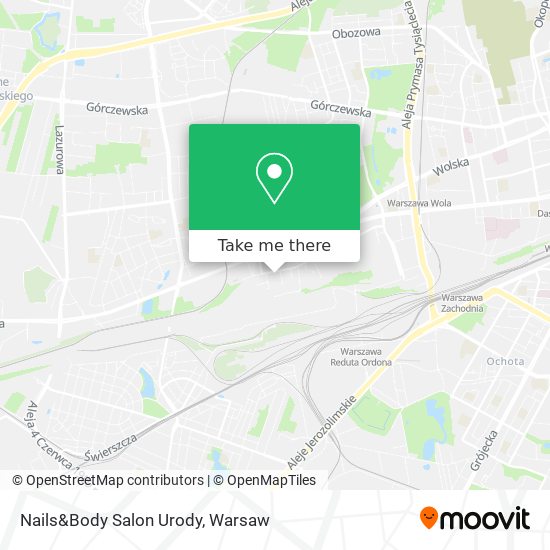 Nails&Body Salon Urody map