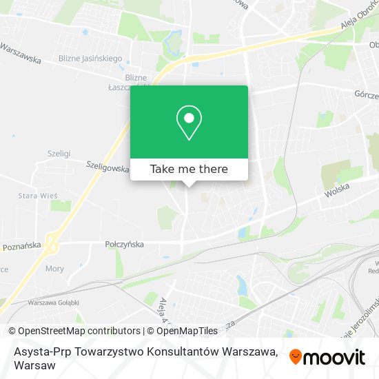 Карта Asysta-Prp Towarzystwo Konsultantów Warszawa