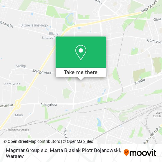 Magmar Group s.c. Marta Błasiak Piotr Bojanowski map