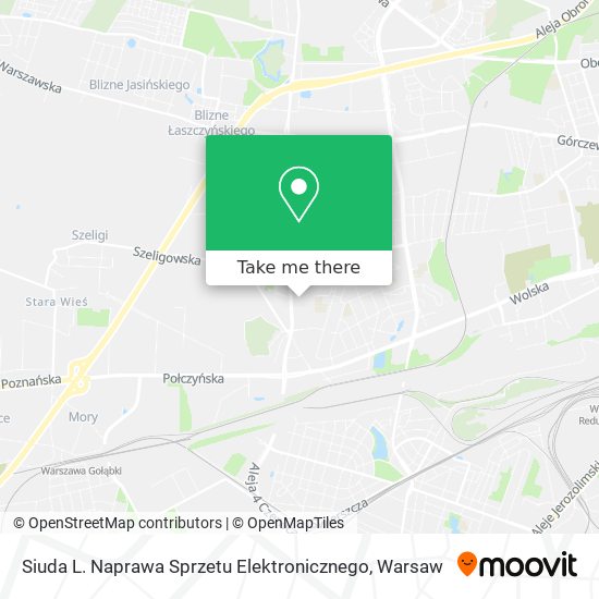 Siuda L. Naprawa Sprzetu Elektronicznego map