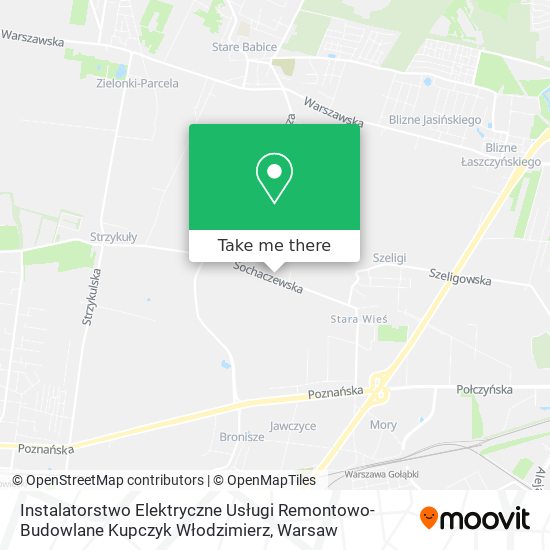 Instalatorstwo Elektryczne Usługi Remontowo-Budowlane Kupczyk Włodzimierz map