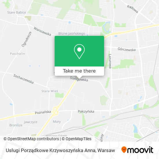 Usługi Porządkowe Krzywoszyńska Anna map