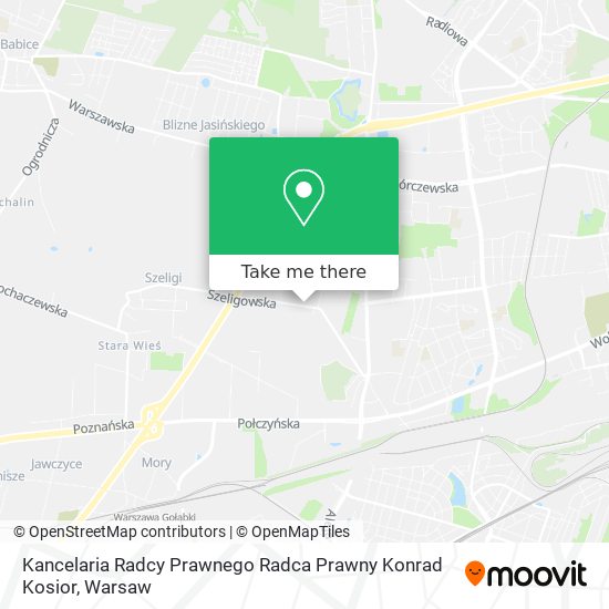 Kancelaria Radcy Prawnego Radca Prawny Konrad Kosior map