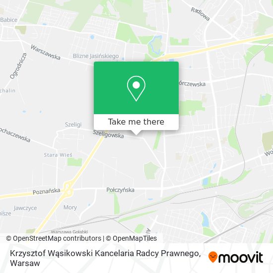 Krzysztof Wąsikowski Kancelaria Radcy Prawnego map