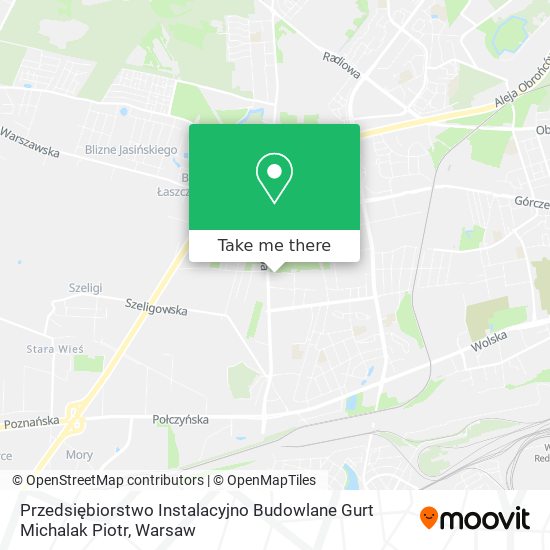 Карта Przedsiębiorstwo Instalacyjno Budowlane Gurt Michalak Piotr