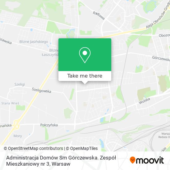 Administracja Domów Sm Górczewska. Zespół Mieszkaniowy nr 3 map