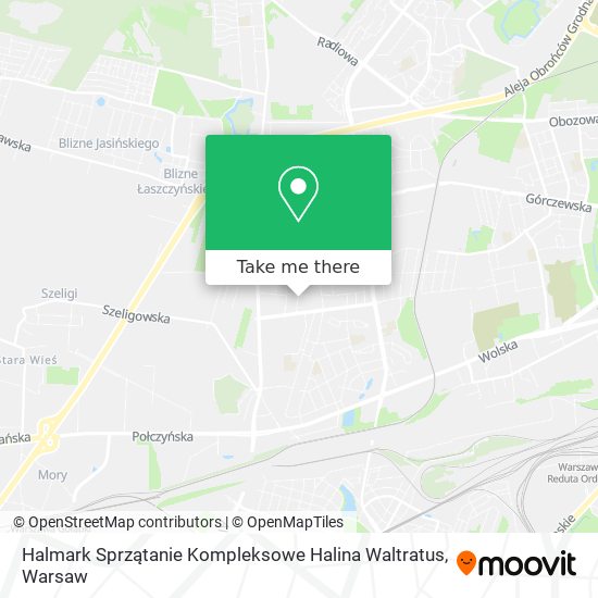 Halmark Sprzątanie Kompleksowe Halina Waltratus map