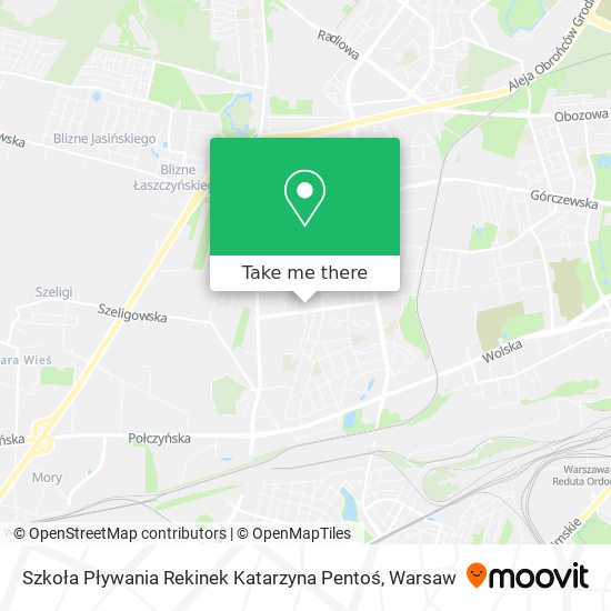 Szkoła Pływania Rekinek Katarzyna Pentoś map