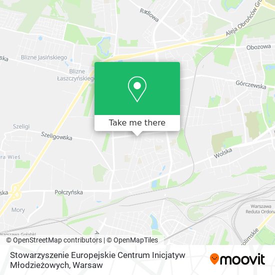 Stowarzyszenie Europejskie Centrum Inicjatyw Młodzieżowych map