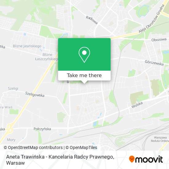 Aneta Trawińska - Kancelaria Radcy Prawnego map