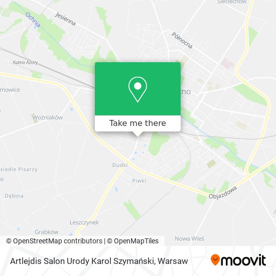 Artlejdis Salon Urody Karol Szymański map