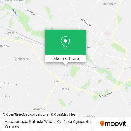 Autoport s.c. Kaliński Witold Kalińska Agnieszka map