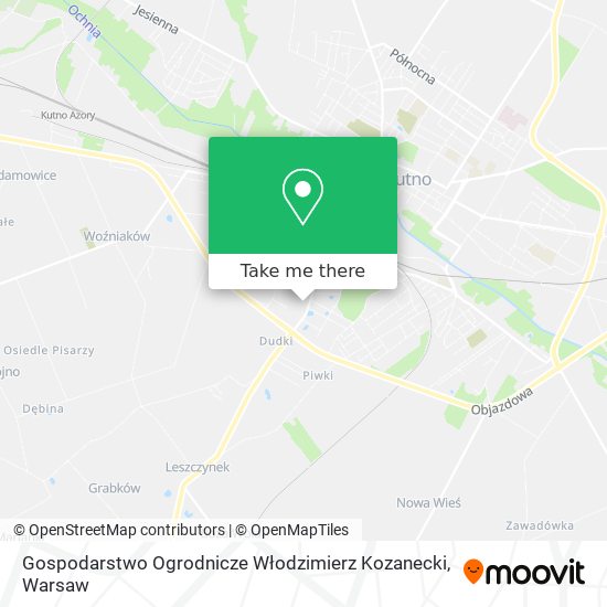 Gospodarstwo Ogrodnicze Włodzimierz Kozanecki map