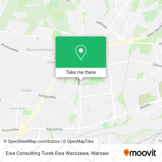 Карта Ewa Consulting Turek Ewa Warszawa