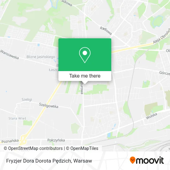 Карта Fryzjer Dora Dorota Pędzich