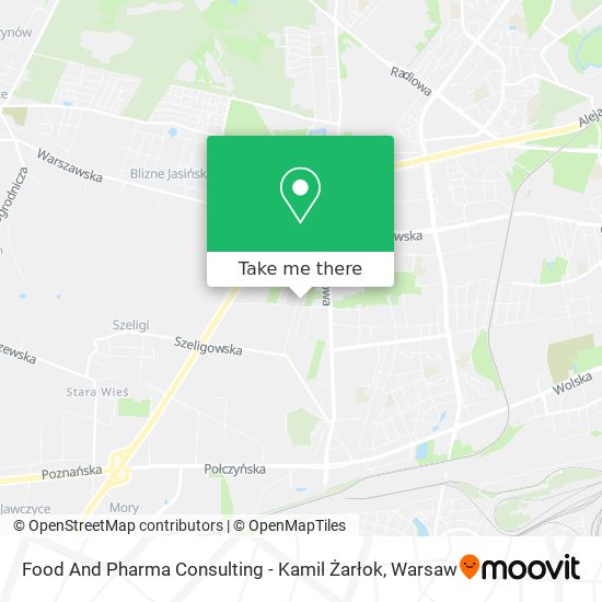 Food And Pharma Consulting - Kamil Żarłok map