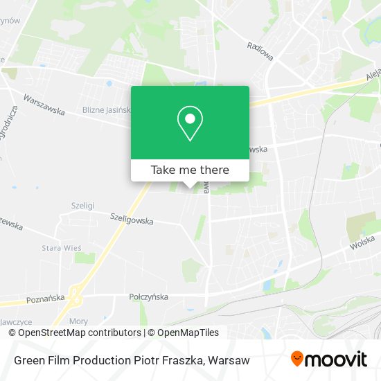 Green Film Production Piotr Fraszka map