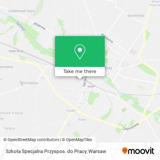 Szkoła Specjalna Przyspos. do Pracy map