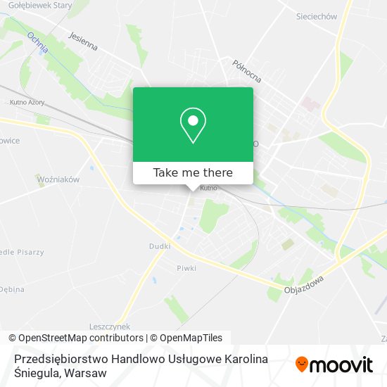 Przedsiębiorstwo Handlowo Usługowe Karolina Śniegula map