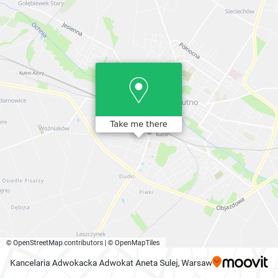 Kancelaria Adwokacka Adwokat Aneta Sulej map