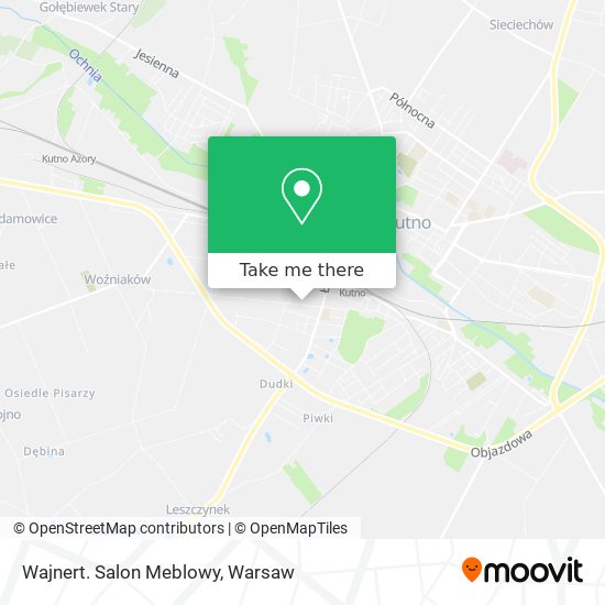 Wajnert. Salon Meblowy map