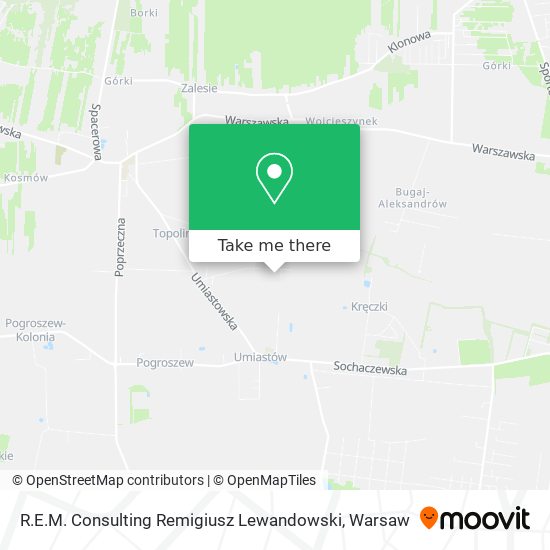 R.E.M. Consulting Remigiusz Lewandowski map