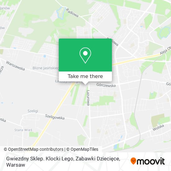 Gwiezdny Sklep. Klocki Lego, Zabawki Dziecięce map