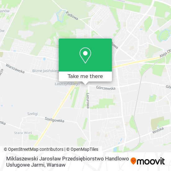 Miklaszewski Jarosław Przedsiębiorstwo Handlowo Usługowe Jarmi map