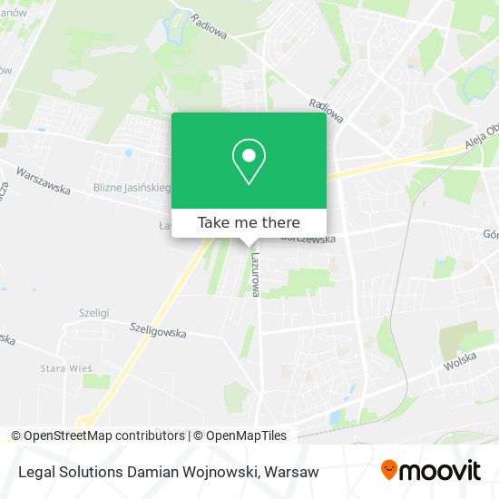 Legal Solutions Damian Wojnowski map