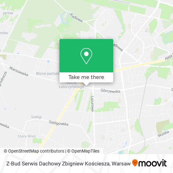 Z-Bud Serwis Dachowy Zbigniew Kościesza map