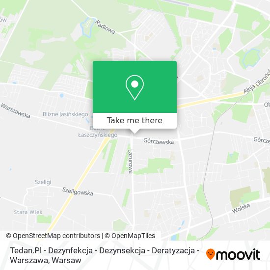 Tedan.Pl - Dezynfekcja - Dezynsekcja - Deratyzacja - Warszawa map