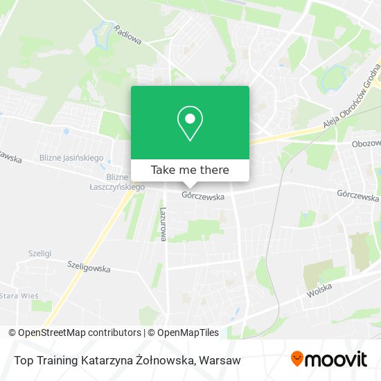 Top Training Katarzyna Żołnowska map