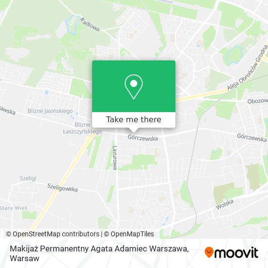 Makijaż Permanentny Agata Adamiec Warszawa map