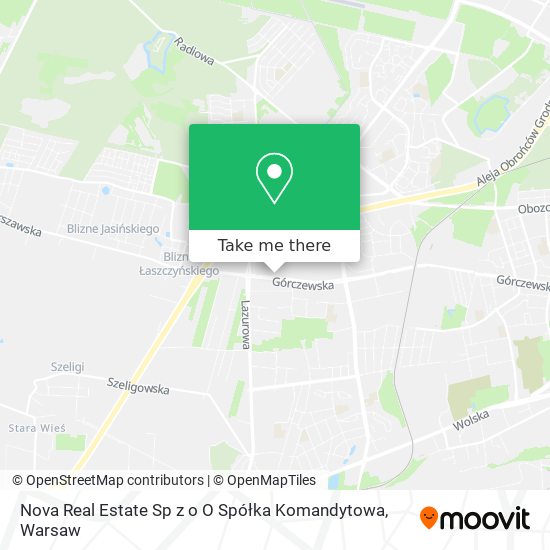 Nova Real Estate Sp z o O Spółka Komandytowa map